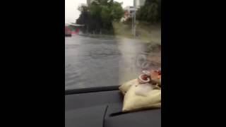 Bad flood near to kembagan Mrt.