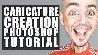 How to Create a Caricature From a Photo | Photoshop Tutorial screenshot 4