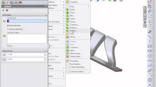 Advanced Solidworks 2012 Tutorial | Creating an Indent Feature