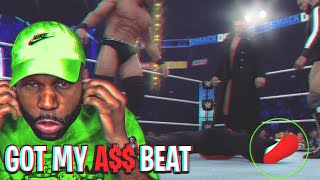 WACK 100 STOMPED ME OUT 😂 - WWE 2K24 MyRise Gameplay - Part 9 (Legendary Difficulty)