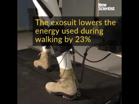 Wearable robots make walking easier