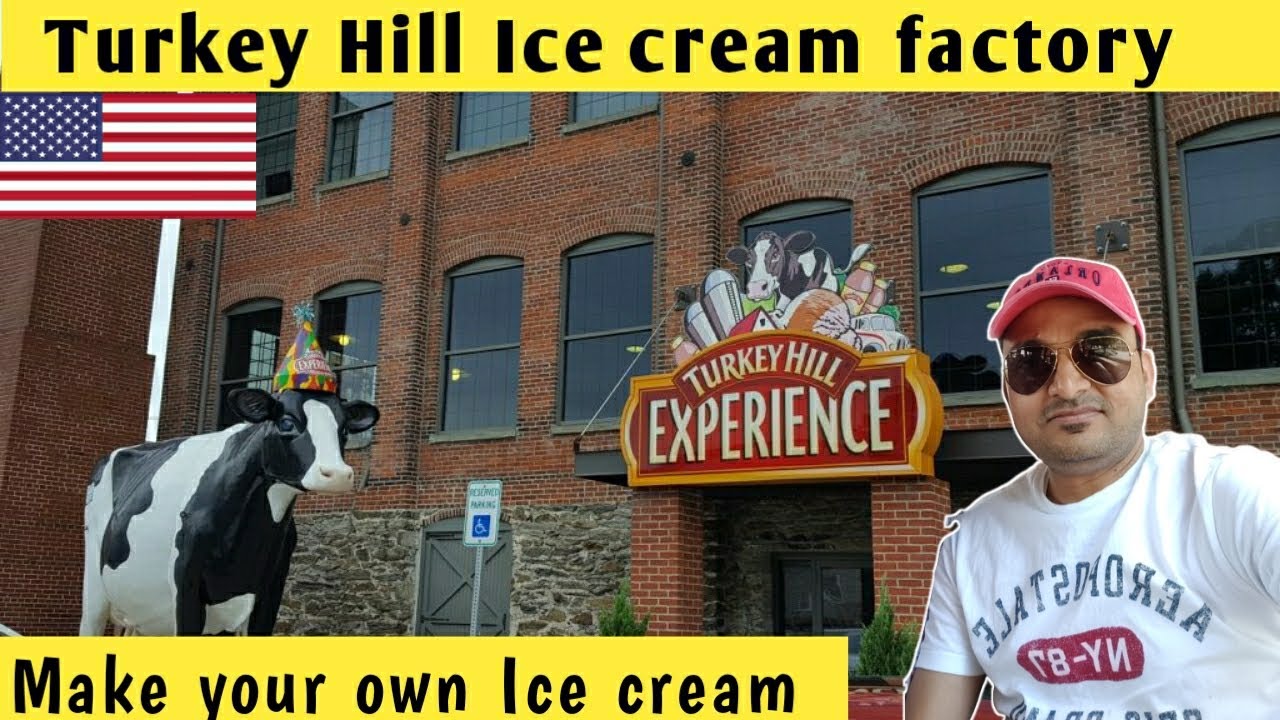चलो देखें Turkey Hill Ice cream Factory / Make your own Ice cream / Hindi Vlog