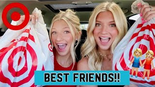 TARGET TIKTOK BEST FRIEND SHOPPING CHALLENGE! // WE FOUND A NEW TARGET **MUST HAVE**