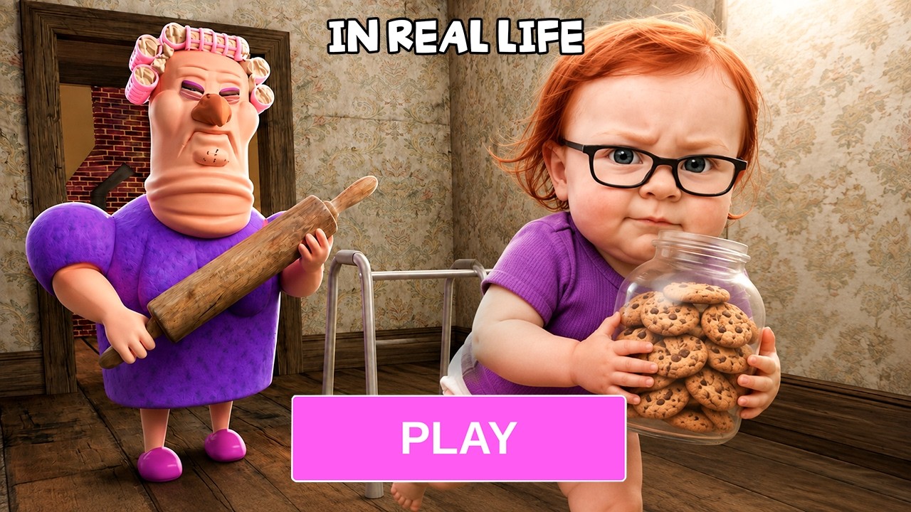 Betty Stole Grumpy Gran's Cookie Jar IN REAL LIFE! New Scary Obby