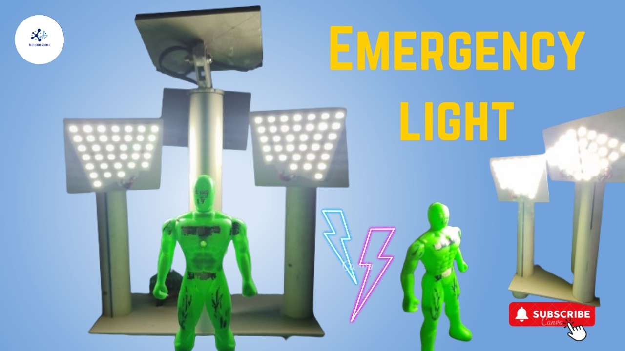 DIY HOME MADE EMERGENCY LED LIGHT || EMERGENCY LIGHT || SOLAR LIGHT ...