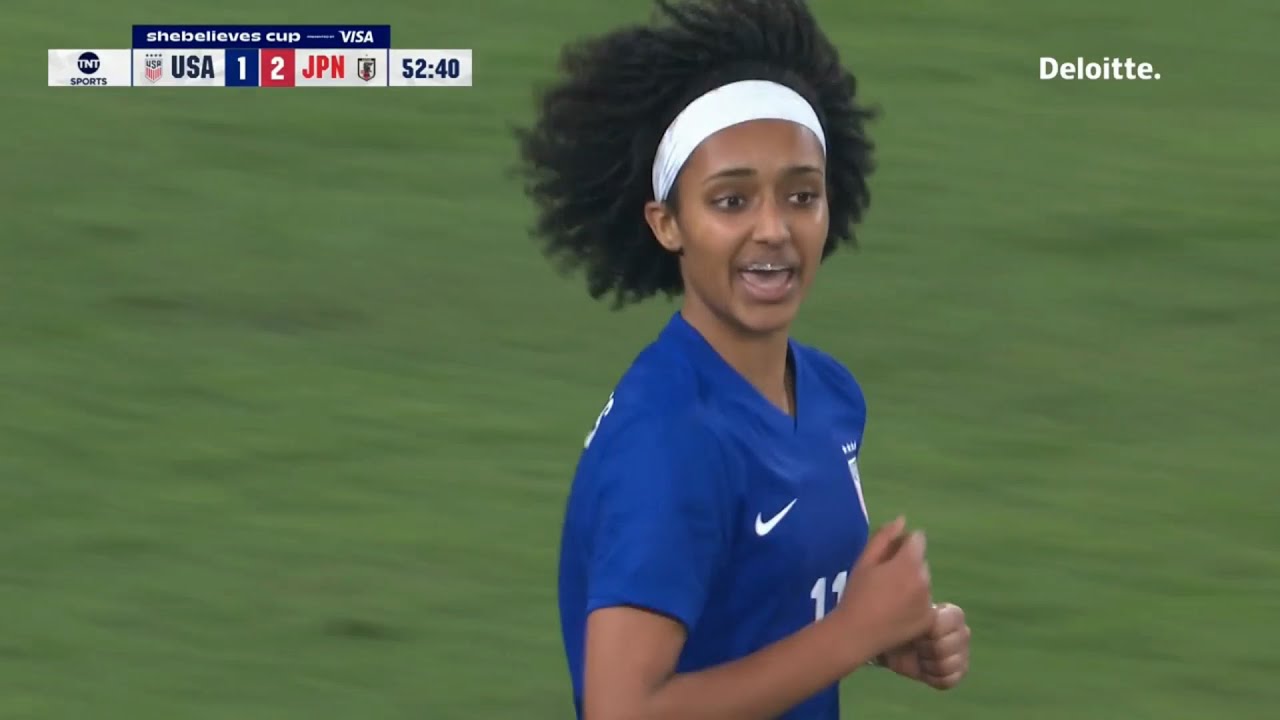 Lily Yohannes USWNT v Japan - SheBelieves 2025