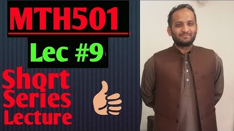 MTH501 :Linear algebra ||short series lecture ||lec #9||urdu hindi lecture ||maths by Zahfran