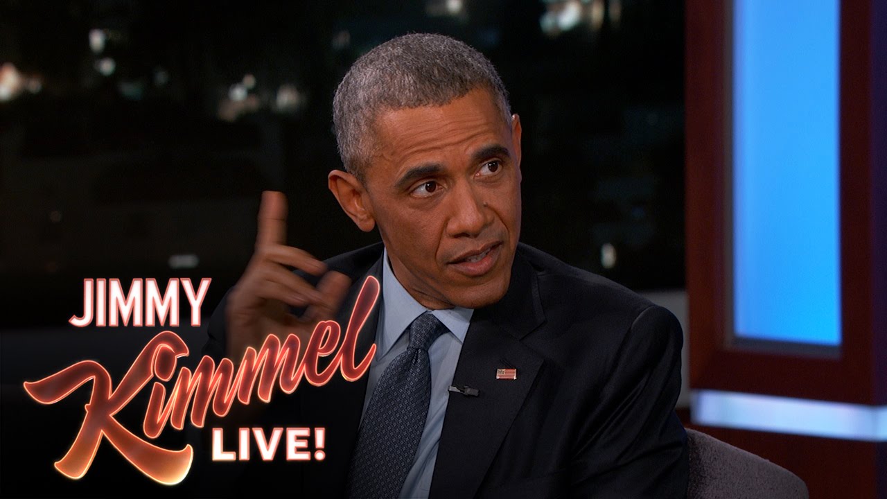Jimmy Kimmel Asks President Barack Obama About His Daily Life - YouTube