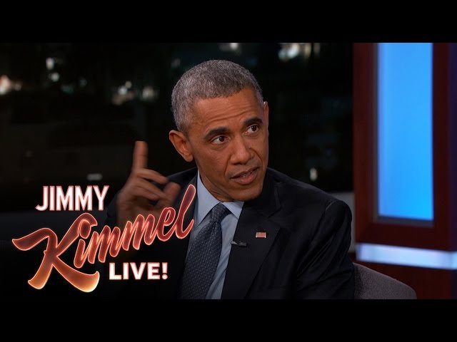 Jimmy Kimmel Asks President Barack Obama About His Daily Life class=