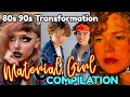 MATERIAL GIRL 80s 90s TRANSFORMATION VINTAGE TIKTOK COMPILATION