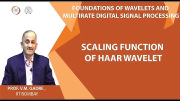 Scaling function of Haar wavelet