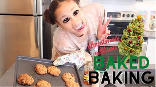 BAKING WHILE BAKED (CHRISTMAS COOKIES)