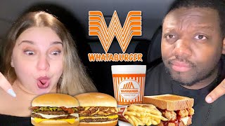 Trying WHATABURGER MOST POPULAR Items in Las Vegas! [Food Review]