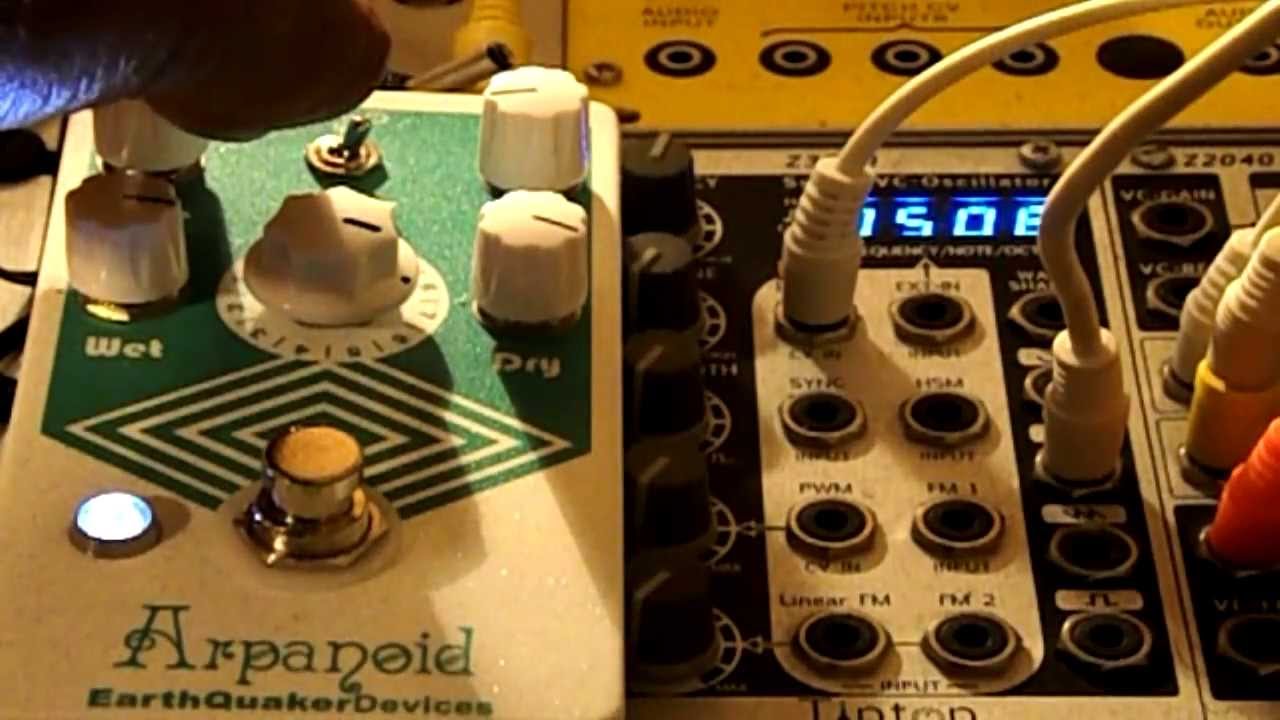 EARTHQUAKER DEVICES Arpanoid【確認済】 エフェクター Earthquaker Devices Arpanoid Modular Synth Demo - YouTube
