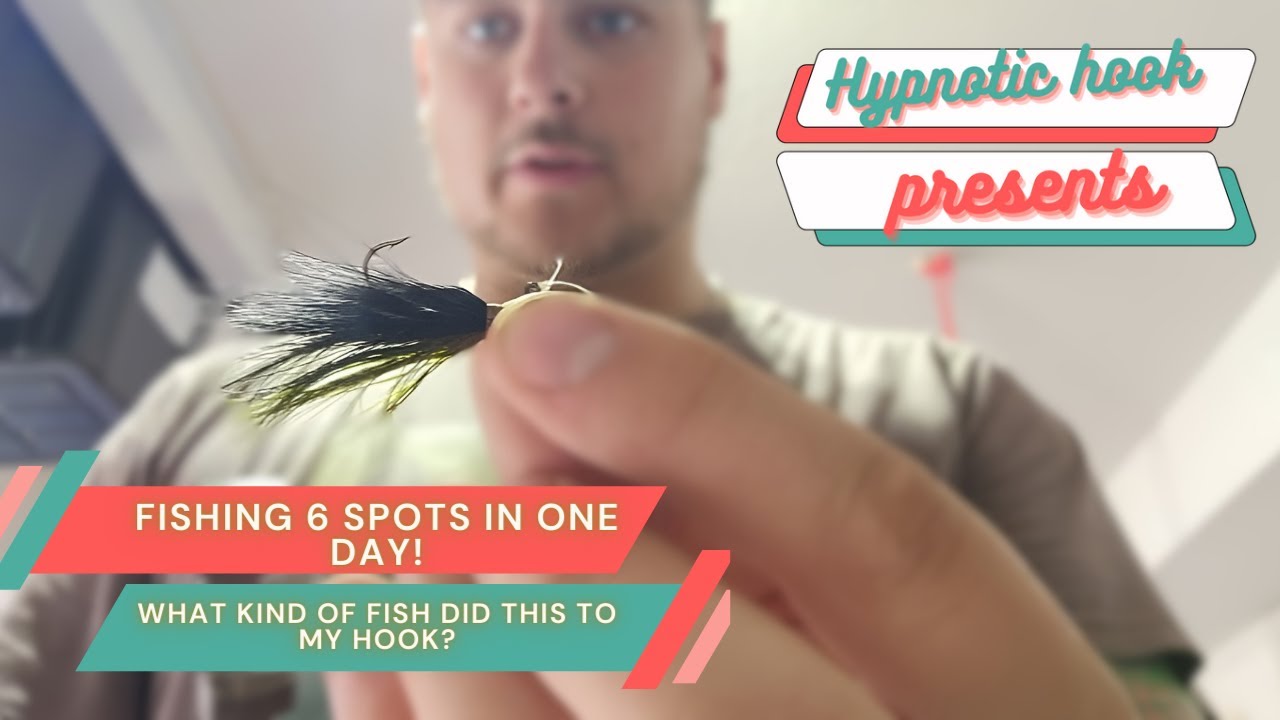 fishing 6 places in 1 Day! (my poor hook!) - YouTube