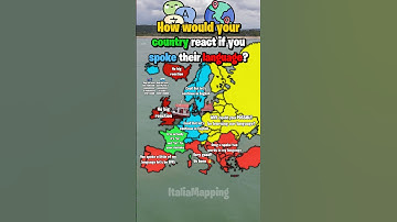 How would your country react if you spoke their language? | ItaliaMapping #fyp #map #geography
