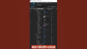 layer property show and hide in after effects #aftereffectstutorial #shorts #shortsvideo