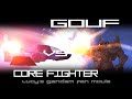 グフ VS コアファイター（再掲）