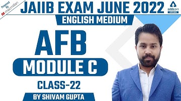 JAIIB Exam Preparation 2022 | JAIIB AFB English Medium | AFB Module C | Class 22