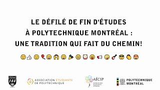 Le défilé de fin d'études à Polytechnique Montréal: une tradition qui fait du chemin!