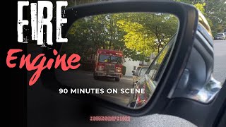 90 Minutes of Fire Truck at Work | Fire Scene Atmosphere