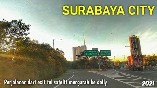 Driving Indonesia, SURABAYA BARAT || Perjalanan Dari Exit Tol Satelit Mengarah Ke Dolly