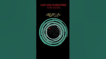 Ball bounces in rings with cool physics! #Simulation