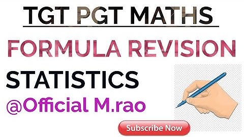 TGT PGT MATHS FORMULA REVISION