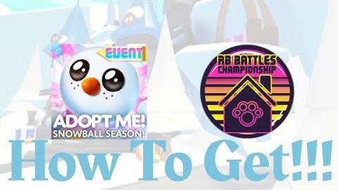 How To Get The Adopt Me RB Battles Badge And Pet Wear