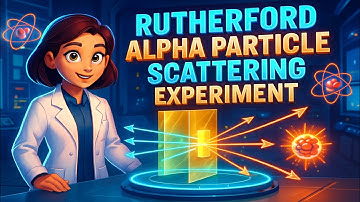 Rutherford alpha particle scattering experiment ||3D Animated explanation in English || Physics12th