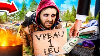 Vreau 1 Leu! Omul Strazii pentru 24 de Ore!