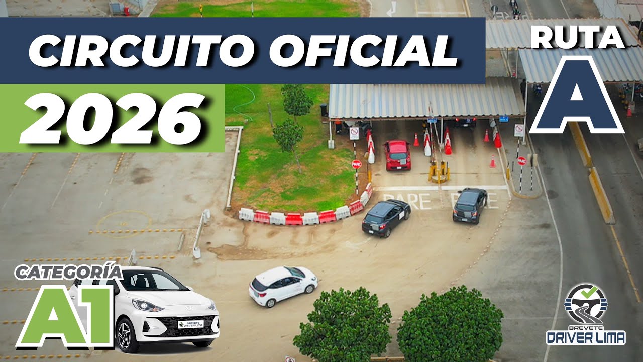 Examen de manejo A1 - Actualizado 2026 / Ruta 