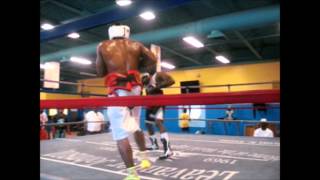 Qa'id Muhammad undefeated boxer sparring session, Atlantic City, New Jersey