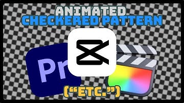 How To Make A Animated Checkered Pattern In CapCut & Other Software Tutorial