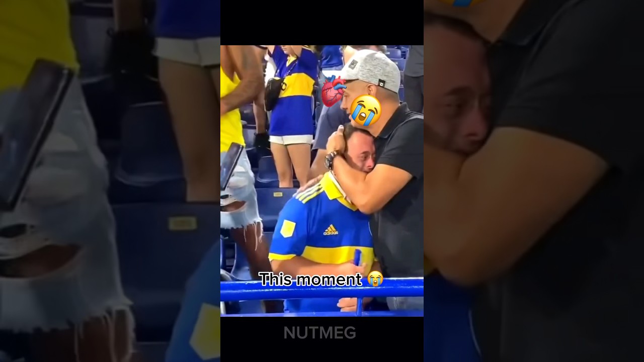 Footbal heart touching moments 😭 true fans shorts YouTube