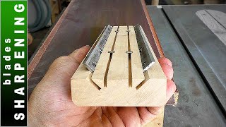 Planer/Jointer Blades Sharpening - How to Sharpen Planer Knives with Sandpaper