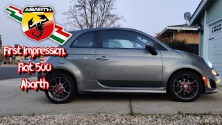 Abarth Fiat 500: First Impression