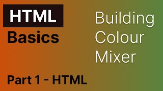 HTML for beginners - Part 1 - HTML