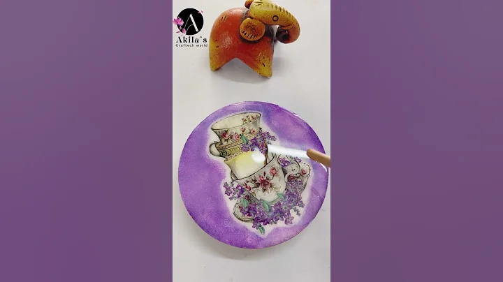 Pouring resin over a MDF coaster 😍😍#shorts #youtubeshorts #resin