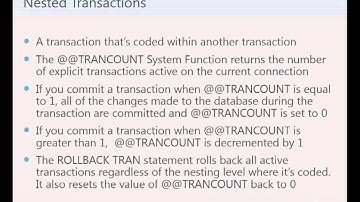Transactions and Locking Sneak Peek by Mark Dunn