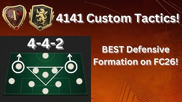 BEST META 4141 CUSTOM TACTICS! BEST FC26 TACTICS!
