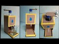 How to make a water dispenser from cardboard  homemade water dispenser  water dispenser