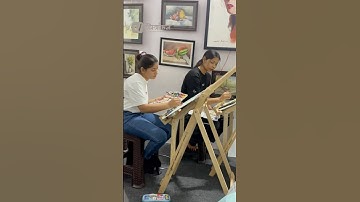 Fine arts students Live Water colour painting #bfa#students #artslovers#shorts#video#shortsvideo
