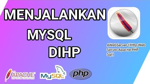 Cara menjalankan Mysql di Hp Menggunakan AwebServer | AwebServer | Phpmyadmin diHp