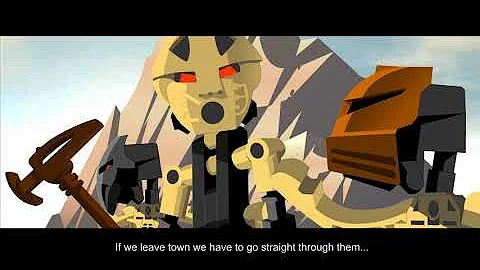 Bohrok Animations: Tahnok Surround Po Koro, Matoran Lost in Fray