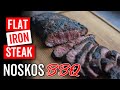 Flat iron steak gegrilde sukade in een colaketjap marinade van de bbq