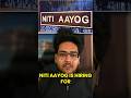 Niti Aayog is hiring : This Was Unexpected!! #shortsviral #nitiaayog #jobs #facts