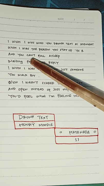 Henry Moodie - Drunk Text (Lyrics Video) | Heartfelt & Relatable #shorts #shorfeed #sadvibes