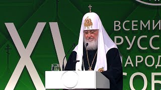 Патриарх Кирилл - о русском мире, победе, мигрантах и призвании России