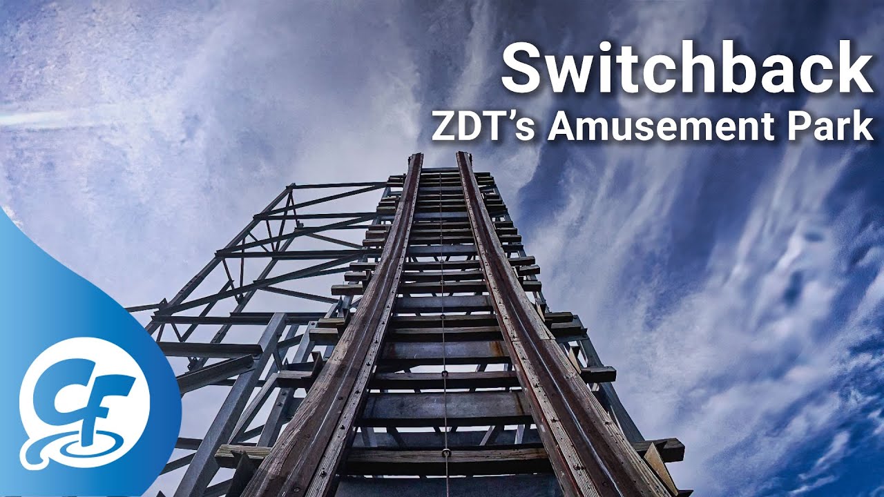 Switchback front seat on-ride 4K POV ZDT's Amusement Park ZDTs